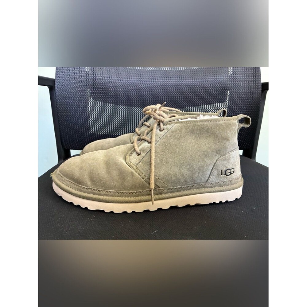 UGG NEUMEL ANTILOPE SUEDE/ SHEEPWOOL ANKLE BOOTS Men US 12